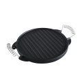 Griddle Round Shape Cast Iron Grill Plate for BBQ